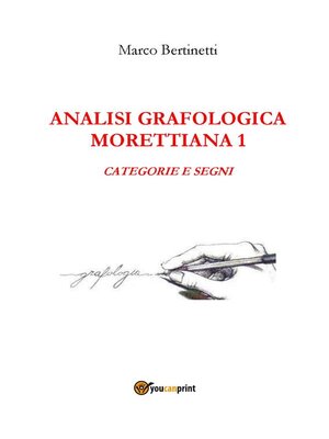 cover image of Analisi grafologica morettiana 1
